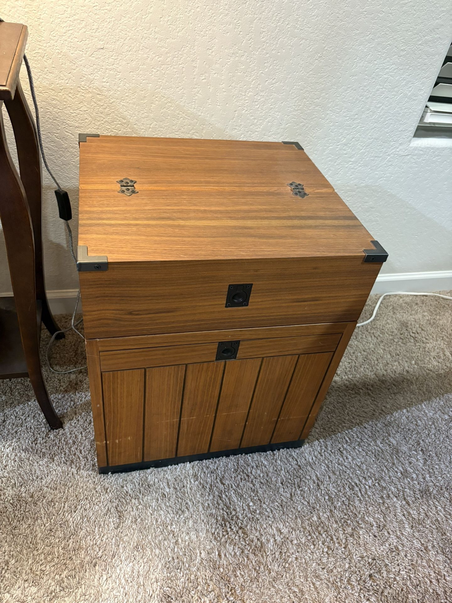 Birch Wood Storage Cabinet