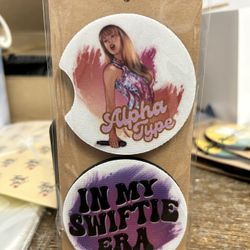 Neoprene Taylor Swift Car Coasters 