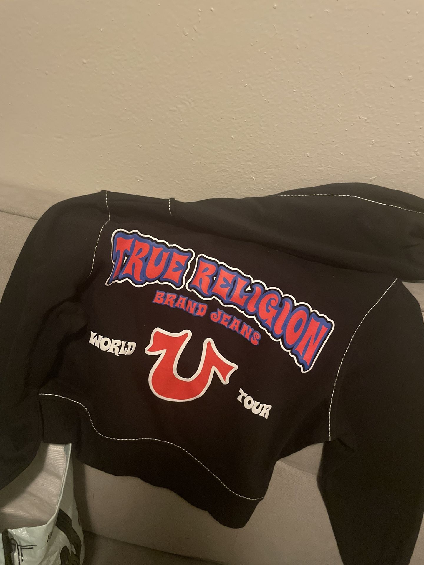 Woman True Religion Cropped Hoodie