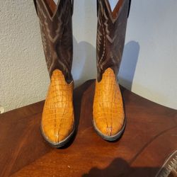 Lucchese ALLIGATOR Cowboy Boots 