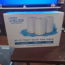 Linksys VELOP Smart Mesh Whole Home Wifi System AC3600 - 3 Pack (VLP0103)™