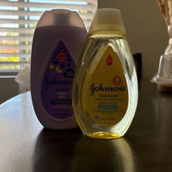 Johnson’s Lotion & Shampoo