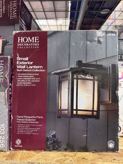 Home Decorators Collection Port Oxford Small Exterior Wall Lantern