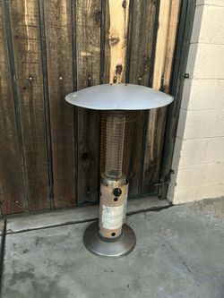 Outdoor Table Top Heater With Fuel Bottle 