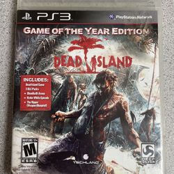 Dead Island Game of the Year Edition Sony PlayStation 3 PS3 Game Like NEW