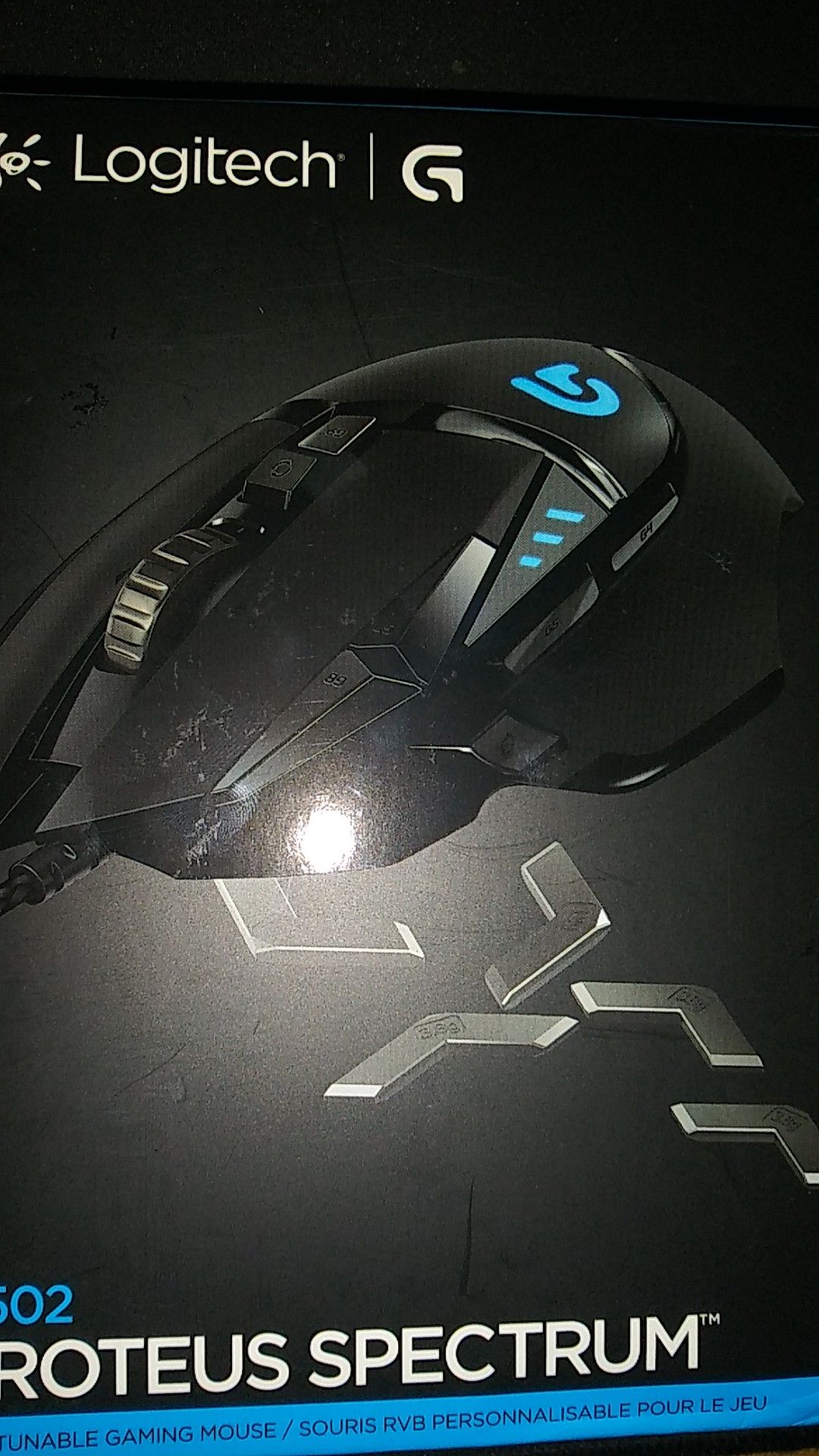 Logitech g502 proteus spectrum gaming mouse