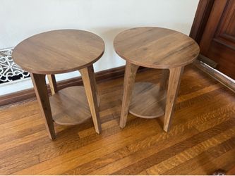 Pair of VASAGLE Collection Round End Tables