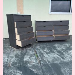 5 and 8 drawers dresser / Five and eight drawers dresser