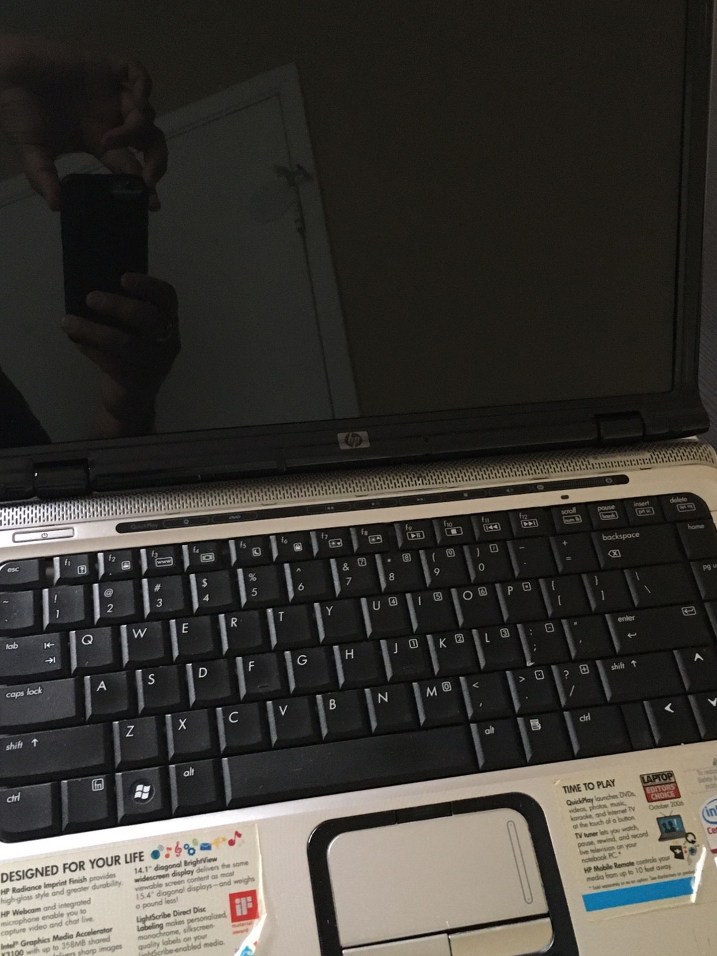 HP Pavilion (DV2910US) Laptop with Ubuntu (Linux) OS (For Parts)