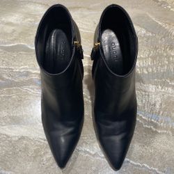 Gucci Ankle Heels Black Fashion Boots Women’s Shoes Size: USA 6.5 / EUR 37 