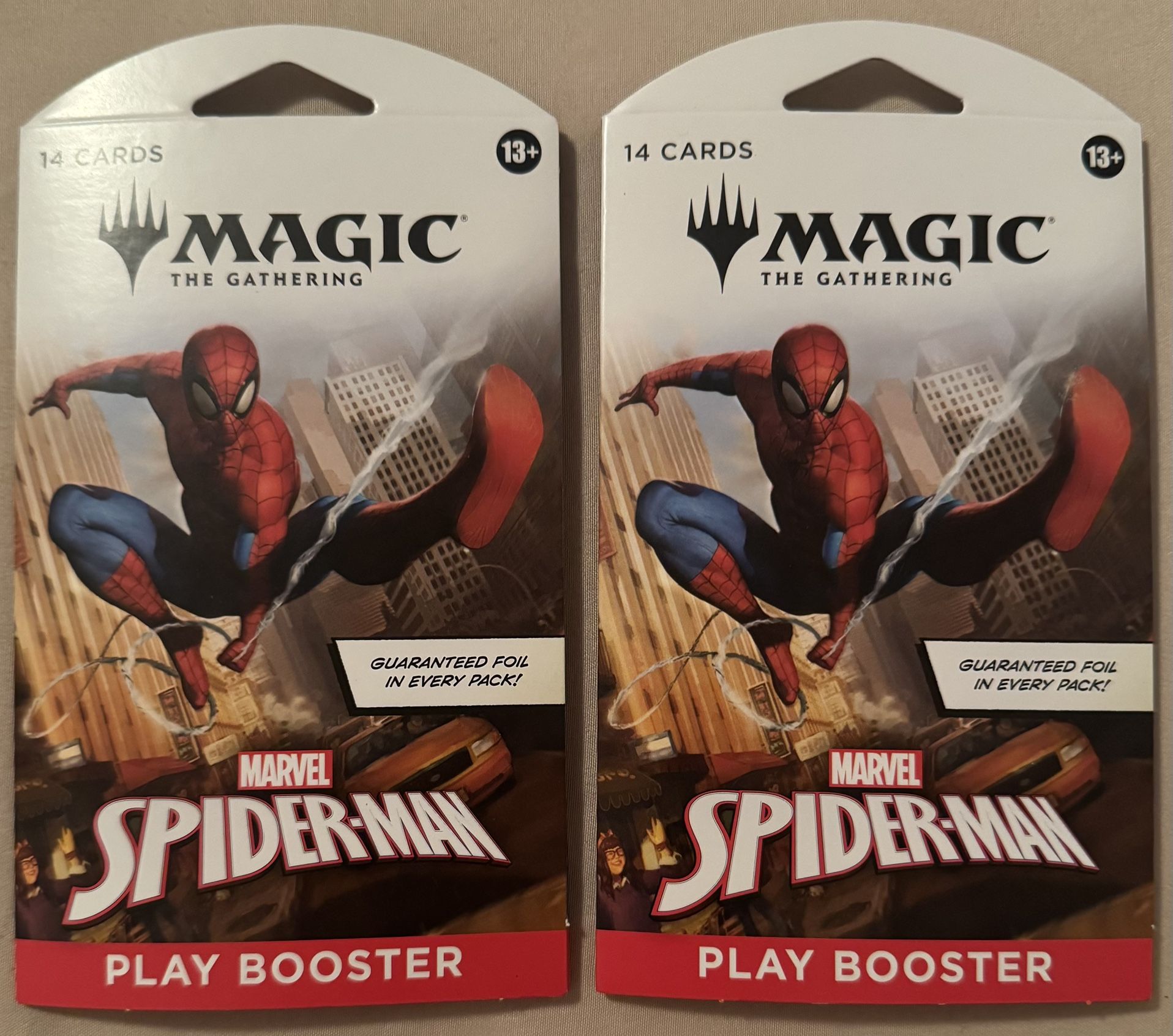 MTG: Magic The Gathering Marvel Spider-Man Play Sleeved Booster Pack 🔥