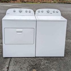 WHIRLPOOL TOP LOAD WASHER AND DRYER. WORKS PERFECT. 30 DAYS WARRANTY. 