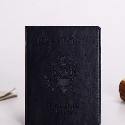 Passport Holder Black 