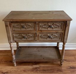 Rustic Wooden Console / Accent Table