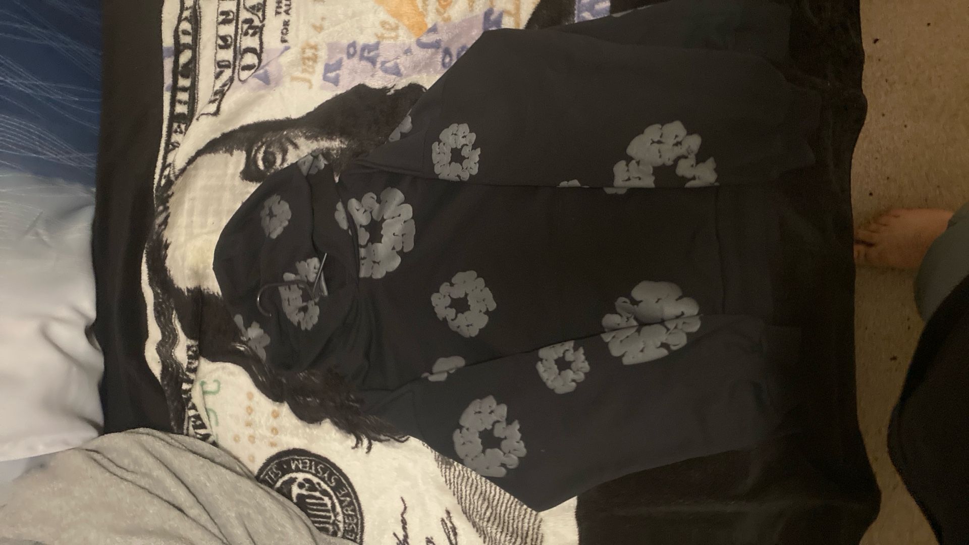 Black Denim Tears Hoodie