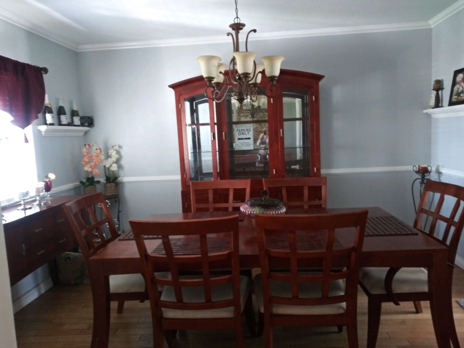 Entire Dining set (China, buffet, dinning table, & 6 chairs)
