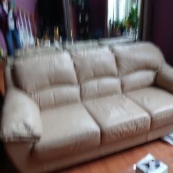 ALL LEATHER SOFA