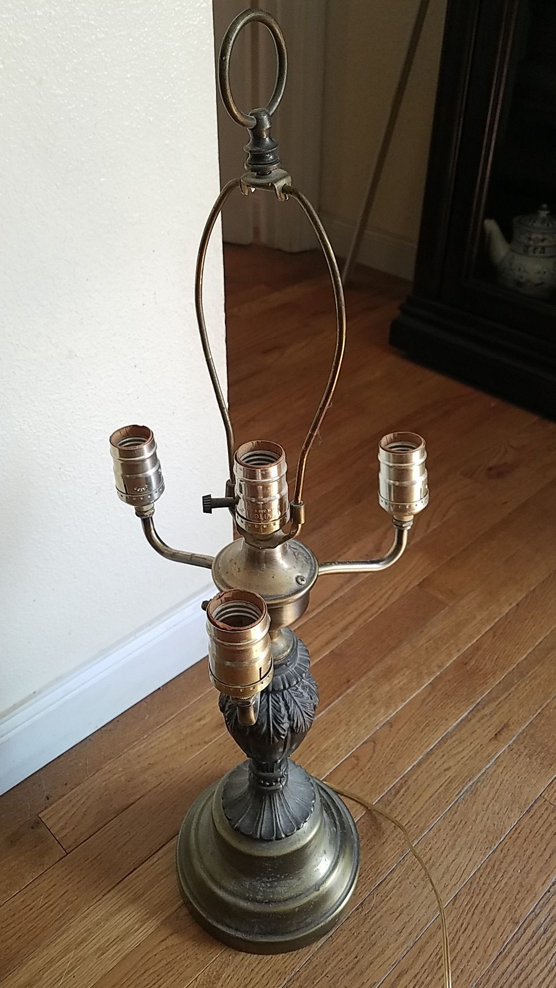 2 antique lamps