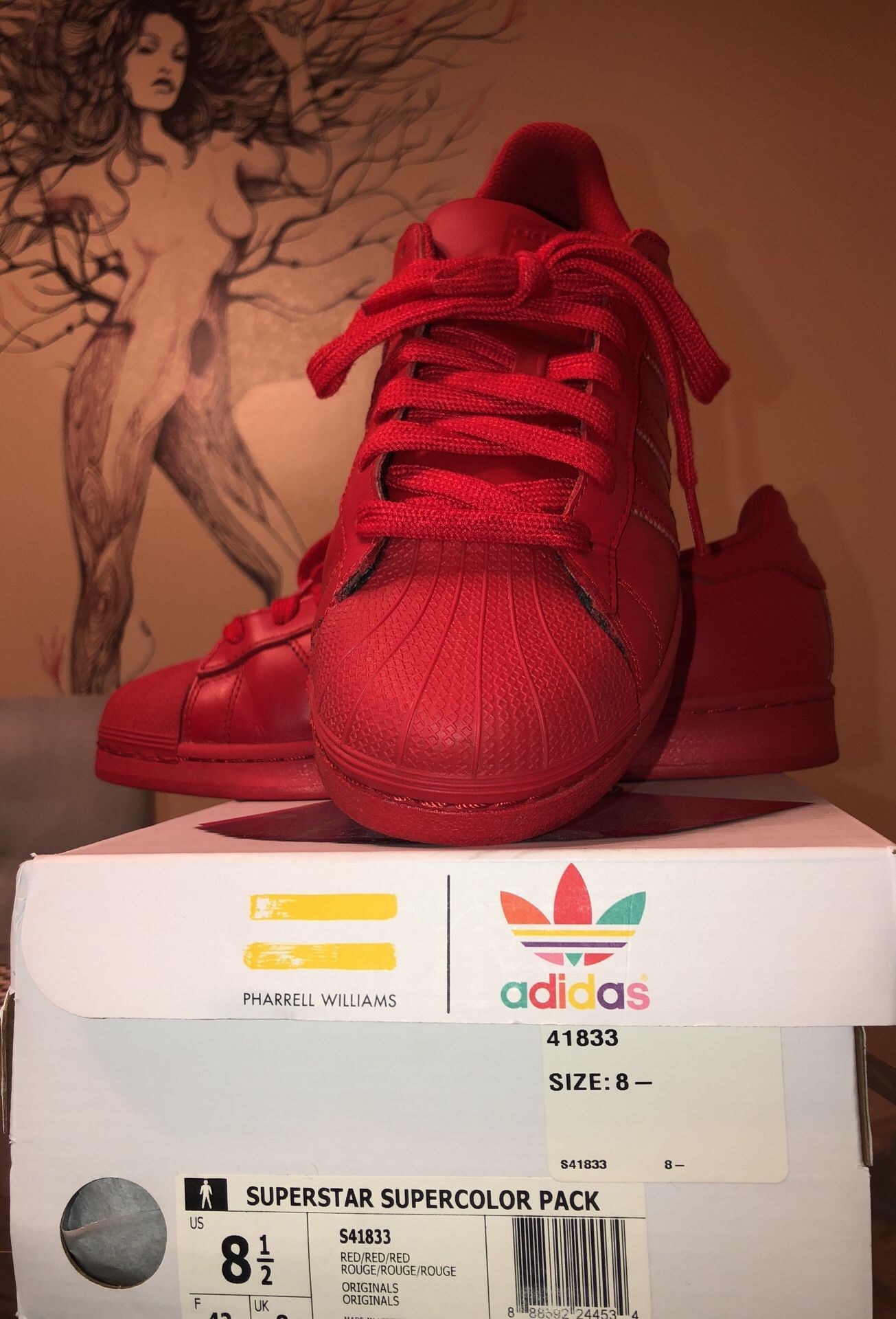 Superstar Supercolor Pack SZ:8.5