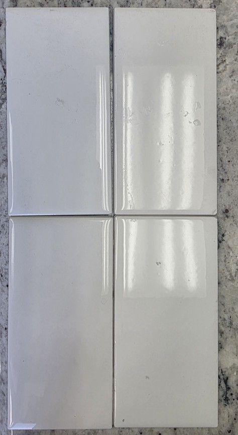 3x6 WHITE SUBWAY TILE. APPROXIMATELY 200 TO  300 