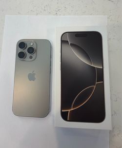 iPhone 16 Pro 256GB Unlocked Natural Titanium with Original Box