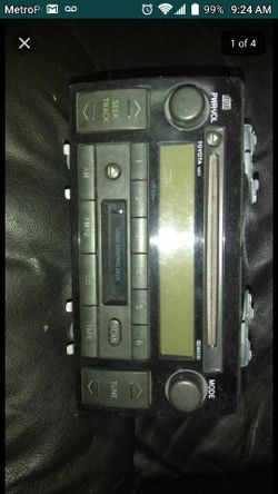 Stock 2003 Camry radio