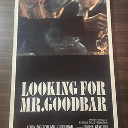 LOOKING FOR MR. GOODBAR 1977 ORIG. MOVIE POSTER 14X36