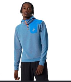New Balance Men's Blue Pullover Hoodie