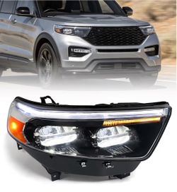 For 2020-2024 Ford Explorer Passenger Side Headlight MB5Z13008AT