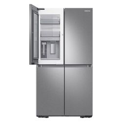 Samsung 23 cu. ft. Counter Depth 4-Door French Door Refrigerator with Beverage Center in Stainless Steel $580