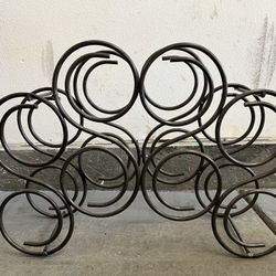 Iron Wine Rack For 8 Bottles