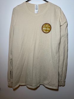 Sigma Pi NAU Fraternity Shirt Mens XL Beige Long Sleeve Spring Rush 2018 Beta Iota