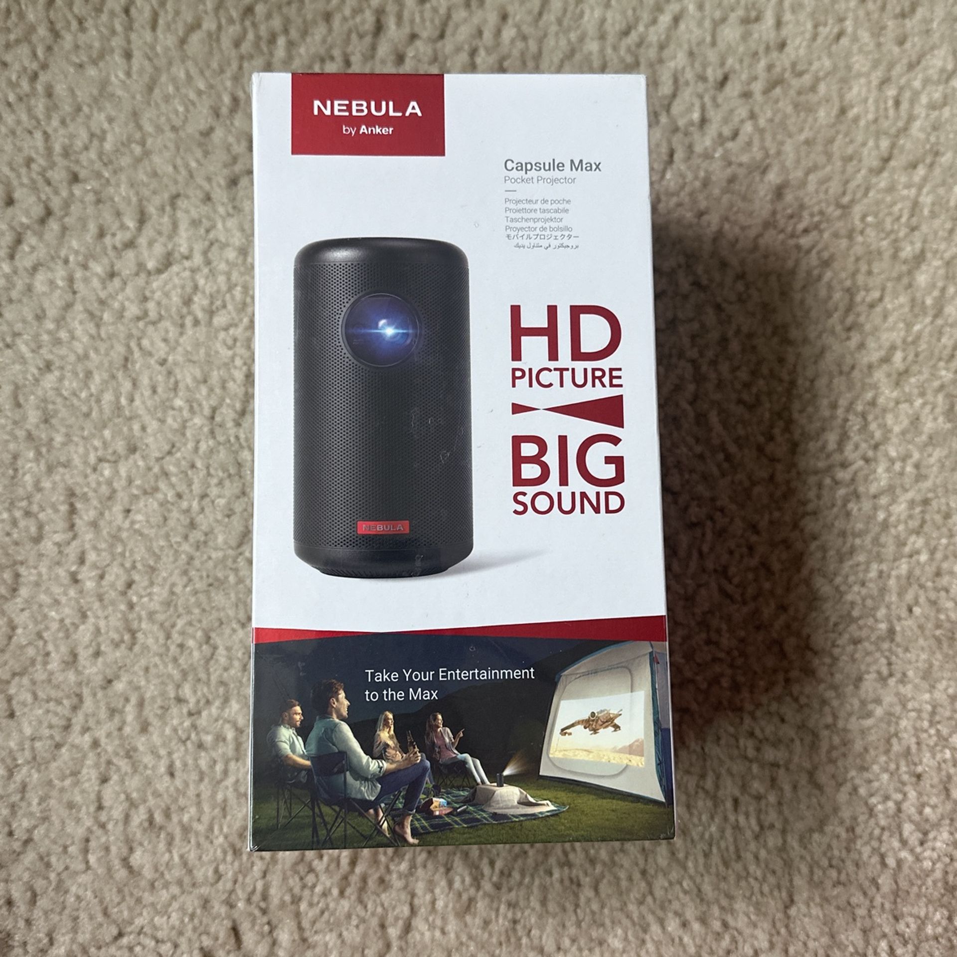 A nker CAPSULEⅡ P ocket projector Anker Nebula Capsule Max Pocket