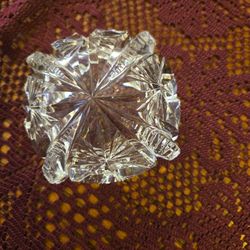 Cut Crystal Glass Bowl