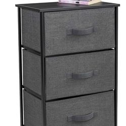 Nightstand with 3 Drawers 