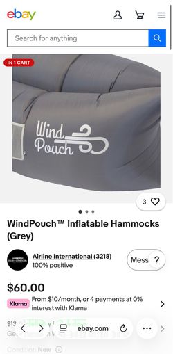 WindPouch Lite Inflatable Hammock