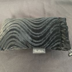 Furcko Black Velvet Soft Padded Bag Pillow For Pipes Art Glassware Rigs Drawstring Top (9.5” x 5” Inch)