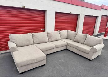 Beige sectional free delivery