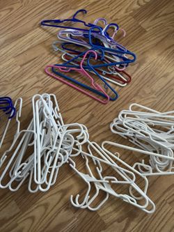 50 Small Plastic Hangers