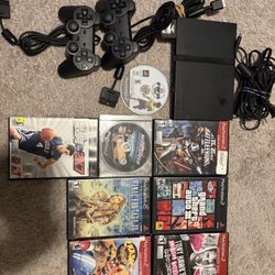 PlayStation 2 PS2 + 8 Games (hablo Espanol)