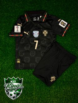 Portugal Soccer Jersey Kids Set Futbol Ronaldo Special Edition New With Tags