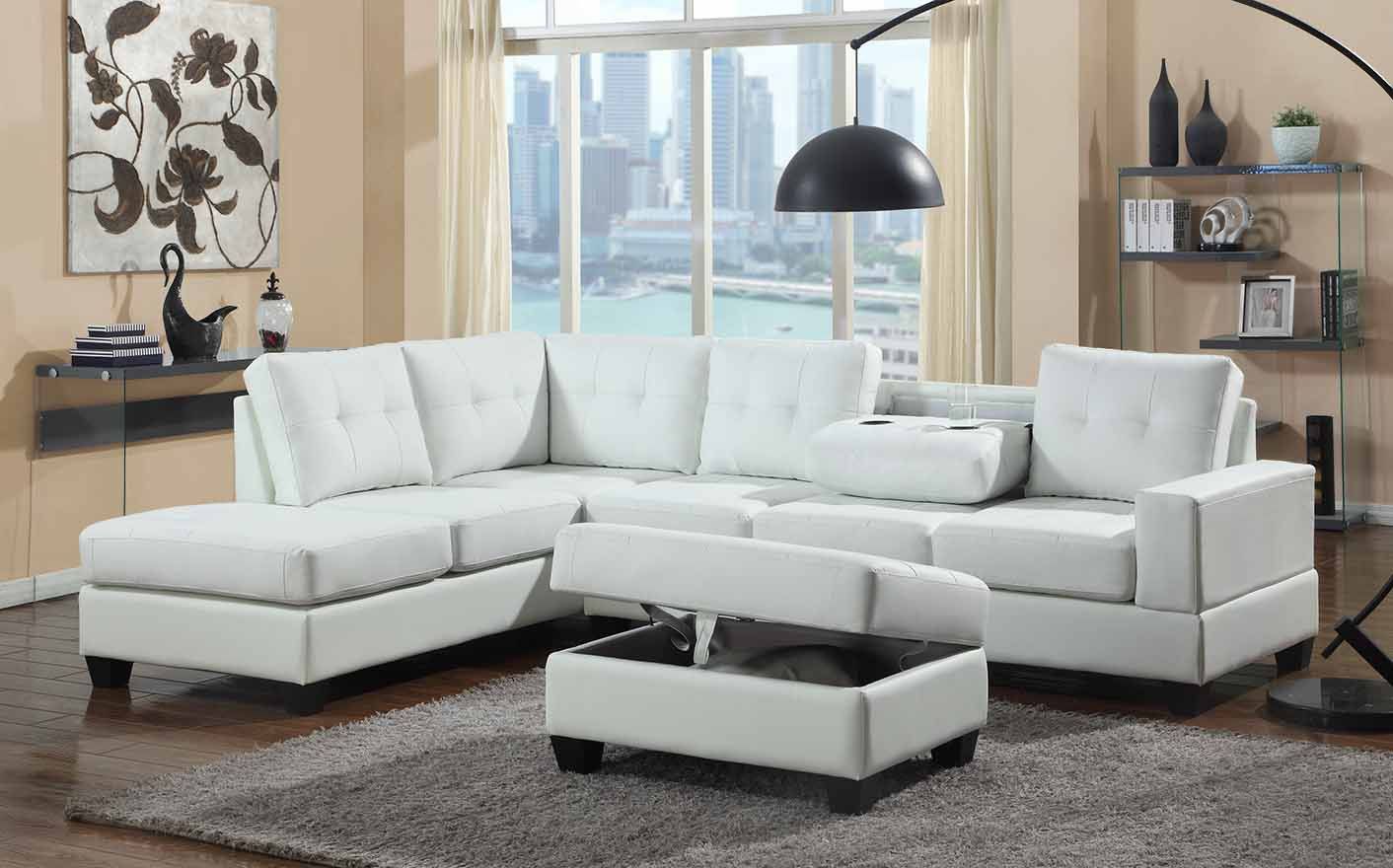 Sectional And Ottoman 