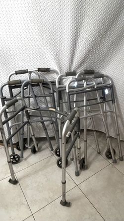Folding Aluminum Walkers – Various Styles – From $15
