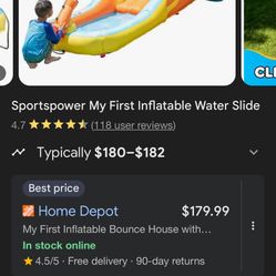 Inflatable Water Slide