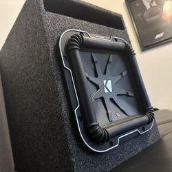 (10) Q Class Kicker speaker Subwoofer port box 