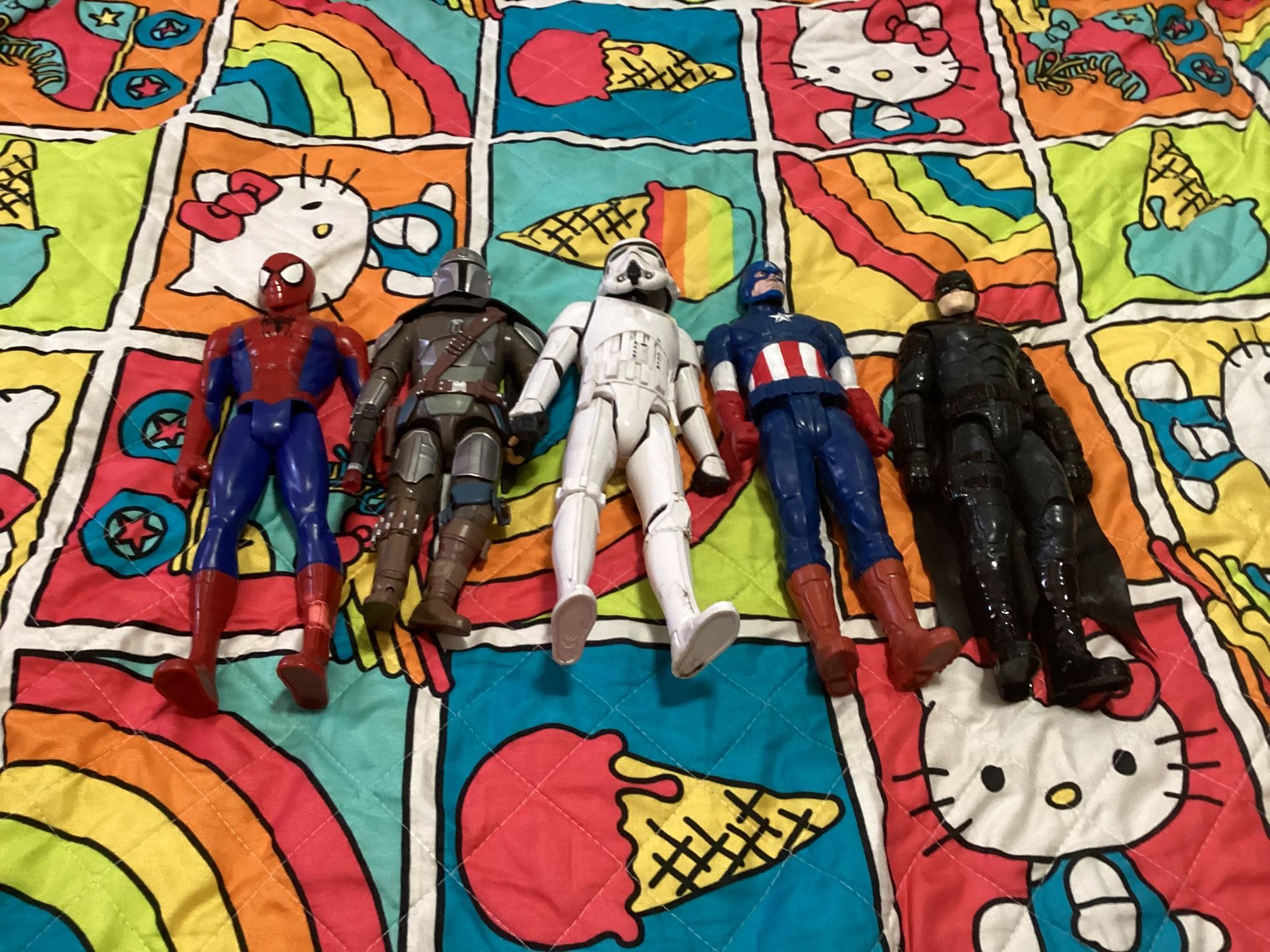 Action Figure Lot Of 17 Toys