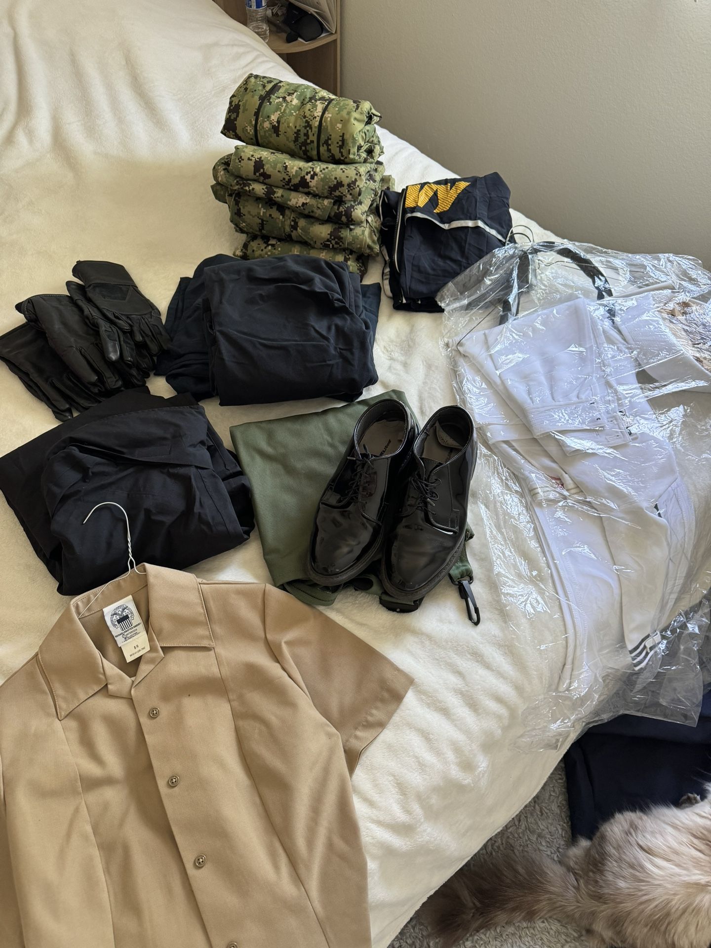 Navy Uniforms. Only NSU And. Gloves Left