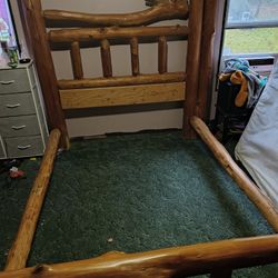 Solid Wood Queen Bed Frame
