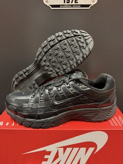 Nike P-6000 Mens Size 9.5 Triple Black Athletic Running Shoes