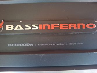 AMPLIFICADOR AMPLIFIER BASS INFERNO 3000.1 MONO BLOCK GOOD CONDICIÓN ABLO ESPAÑOL